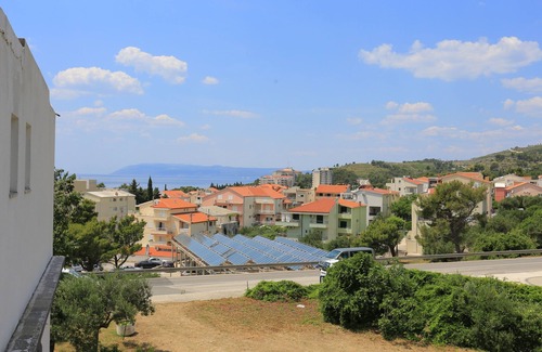 Tucepi Apartamento | Apartamento de una habitación con terraza y vista al mar Tucepi, Makarska (A-2676-a)
