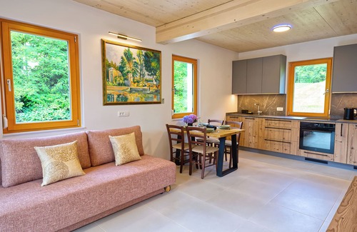 Bovec Apartamento | One-Bedroom Apartment with Large Private Terrace, Mountain View – House Elipsa