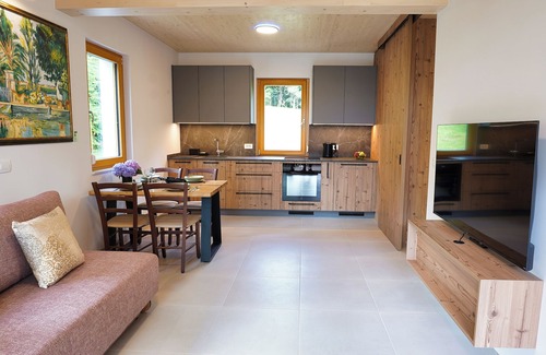 Bovec Apartamento | One-Bedroom Apartment with Large Private Terrace, Mountain View – House Elipsa