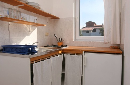Mandre Apartamento | Apartamento de una habitación con terraza y vista al mar Mandre, Pag (A-6405-c)