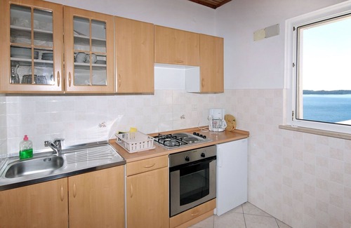 Zupa dubrovacka Apartamento | Apartamento de una habitación con terraza y vista al mar Soline, Dubrovnik (A-4762-a)