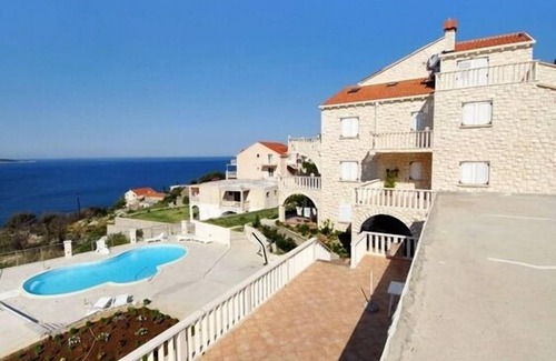 Zupa dubrovacka Apartamento | Apartamento de una habitación con terraza y vista al mar Soline, Dubrovnik (A-4762-a)