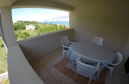 Bosana Apartamento | Apartamento de una habitación con terraza y vista al mar Bosana, Pag (A-22692-d)