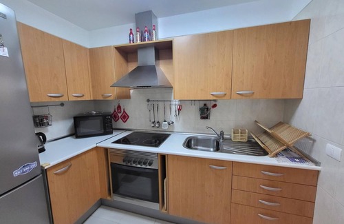 Palm-Mar Apartamento | Un dormitorio, Terraza, wifi, Vista Piscina, Parking, a 600 mt del Mar