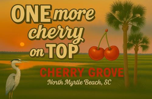 North Myrtle Beach Casa | ONE More Cherry on Top - 5BR-4BA Marshfront- Heated Pool, Hot Tub, Elevator, Sleeps 14
