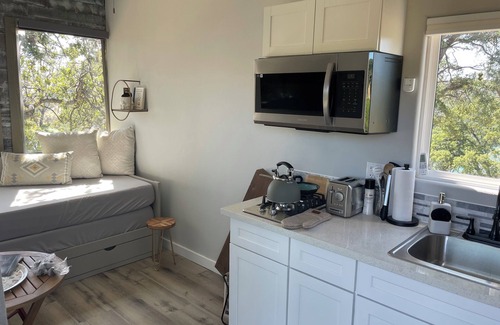 Angels Camp Casa | One of a kind modern Tiny Home in lush vineyard setting- unit B upstairs