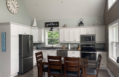 Boylston Cabaña | Open and relaxing lake house, with hot tub and and firetable.