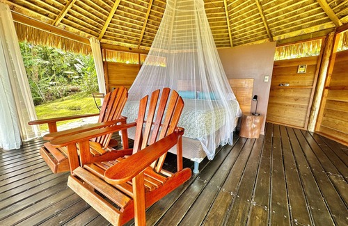 Puerto Jiménez Cabina | Open Cabin in the Jungle, sea View, Campfire and Breakfast
