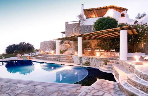 Houlakia Apartamento | Anerousses Mykonian Casas tradicionales