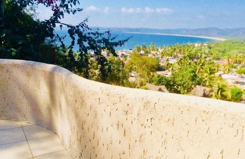 La Manzanilla Villa | Orange Apartment con vista al mar y a las montañas en casa elegante