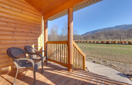Rocky Grove Cabina | Hideaway Orchard, 3 habitaciones, chimenea, WiFi, parrilla a gas, para 6 personas