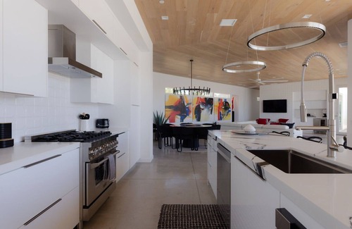 Yucca Valley Casa | Orchid by Fieldtrip | Architectural Estate w Pool, Spa, Game Room