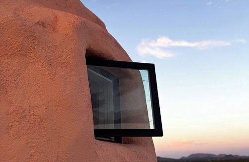 Alpine Cabina | Organic Earthen Desert Dome For Two -Sustainable Stay Under the Stars Terlingua
