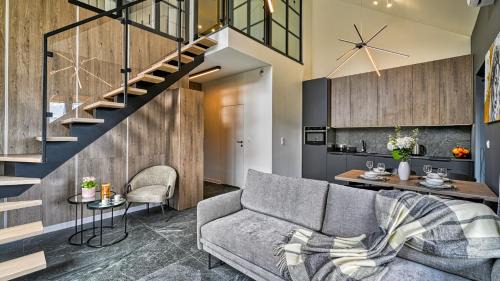 Bierutowice Apartamento | Orlik VIP Residence - Apartament dwupoziomowy Śnieżka Skyline z prywatną sauną
