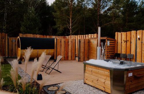 gmina Bierzwnik Casa | Osada pod Gwiazdami & SPA - DELUXE blisko jezioro, ogrodzony, ognisko, taras, dodatkowa sypialnia