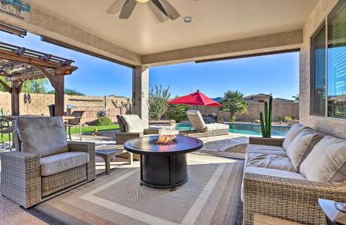 Entrada Del Oro Casa | Outdoor Oasis Home with Fire Pit in Gold Canyon!
