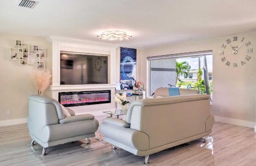 Yacht Club Casa | Outdoor Oasis with Updated Dock Cape Coral Home