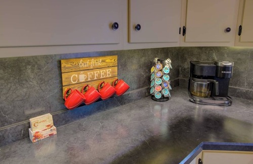 Honey Brook Casa | Outdoor Oasis with pickleball, swimming pond, basketball, shuffleboard & pavilion with kitchen