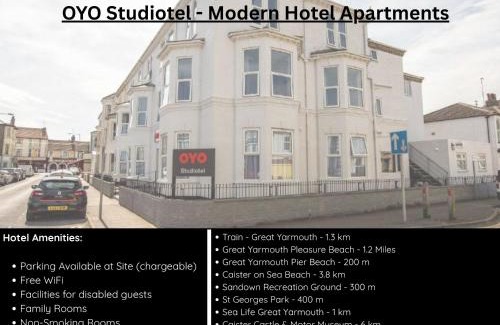 Great Yarmouth Apartamento | OYO Studiotel Great Yarmouth - Modern Hotel Apartments