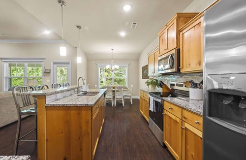 Holiday Island Casa | Private Villa with Fire Pit, Deck, and Lake Access