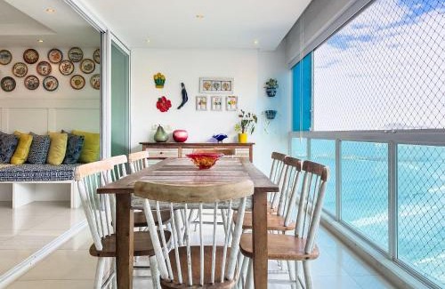 Morro do Maluf Apartamento | Pé na Areia - 4 Suítes - Praia das Pitangueiras