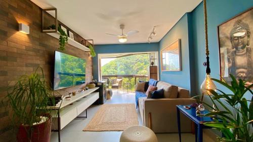 Jardim Tejereba Apartamento | PÉ NA AREIA - SOL E MAR ENSEADA