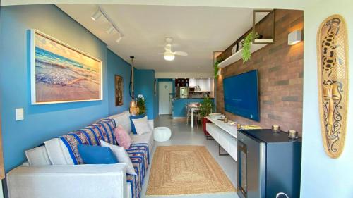 Jardim Tejereba Apartamento | PÉ NA AREIA - SOL E MAR ENSEADA