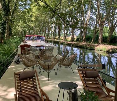 Le Mas-dAgenais Alquiler De Eote | Péniche Wakaï - Chambres d'hôtes