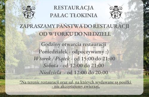 Tlokinia Koscielna Complejo | Pałac Tłokinia