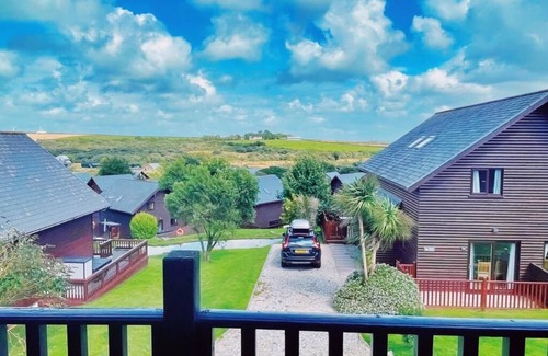 Winnard's Perch Chalet De Esquí | Padstow Lodge sleeps 4/5 with Hot Tub Terrace