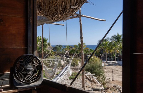 La Fortuna Casa | Palapa Hut with WiFi, steps from ocean & surfing in La Fortuna San Jose del Cabo