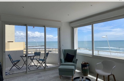 Palavas-les-Flots Apartamento | Palavas Superb T3 71m2 1ª línea vista al mar
