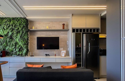 Vila Clementino Apartamento | Palazzo Ibirapuera 21st Floor – Wi-Fi, AC, and Metro 5 Minutes Away