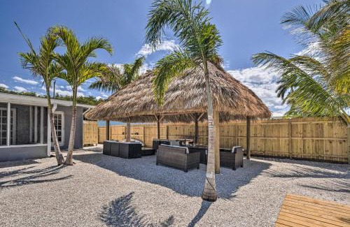 Palm City Casa | Palm City Canalfront Home with Boat Dock and Fire Pit!