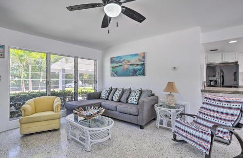 Palm City Casa | Palm City Canalfront Home with Boat Dock and Fire Pit!