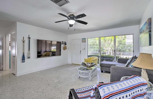 Palm City Casa | Palm City Canalfront Home with Boat Dock and Fire Pit!