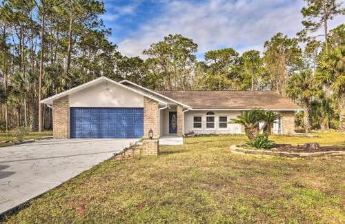 Palm Coast Casa | Palm Coast Home about 7 Mi to Flagler Beach!