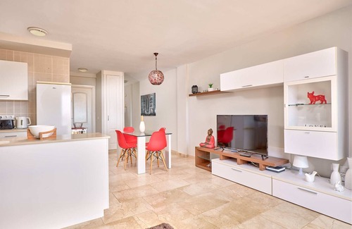 Palm-Mar Apartamento | PALM MAR 4H 1 DORMITORIO CON INCREÍBLE VISTA AL MAR EN PALM M
