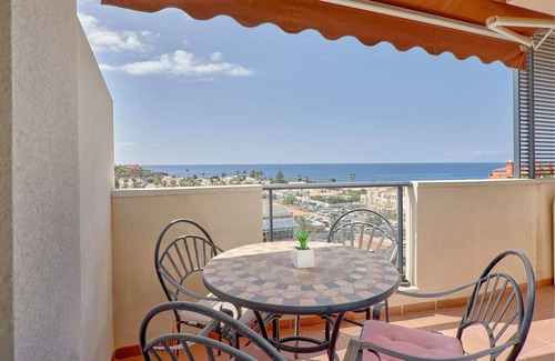 Palm-Mar Apartamento | PALM MAR 4H 1 DORMITORIO CON INCREÍBLE VISTA AL MAR EN PALM M