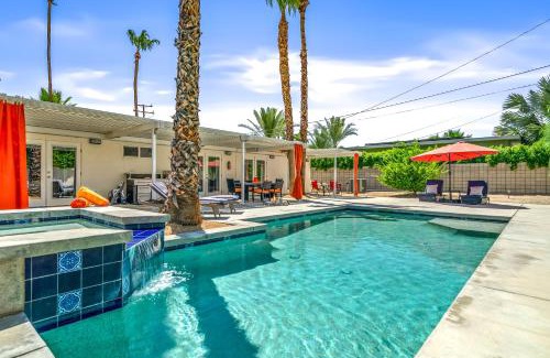 Palm Springs Casa | Palm Springs Joy Pool Spa Views