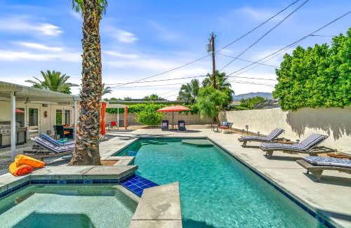Palm Springs Casa | Palm Springs Joy Pool Spa Views