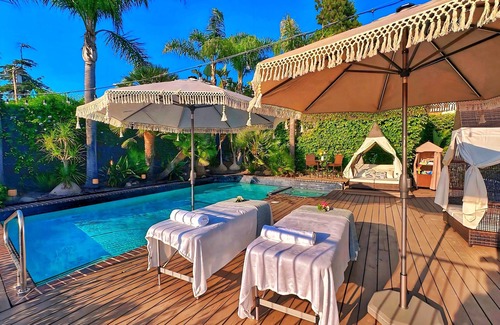 North Tustin Casa | Panorama Tropical Mountain Resort & Spa - Sunset view