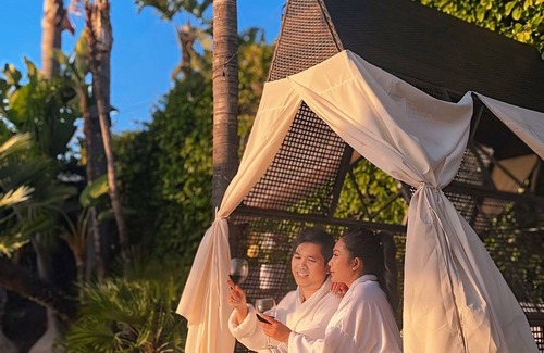 North Tustin Casa | Panorama Tropical Mountain Resort & Spa - Sunset view