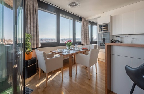 Altlerchenfeld Apartamento | Panoramasuite mit Fernblick Über Wien