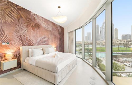 Jumeira 1 Apartamento | Panoramic 2BR with Pool & Burj View Next to Mall