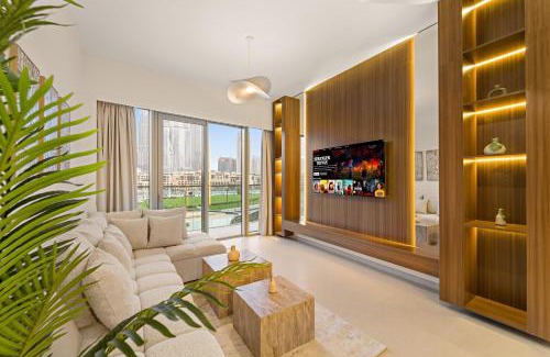Jumeira 1 Apartamento | Panoramic 2BR with Pool & Burj View Next to Mall