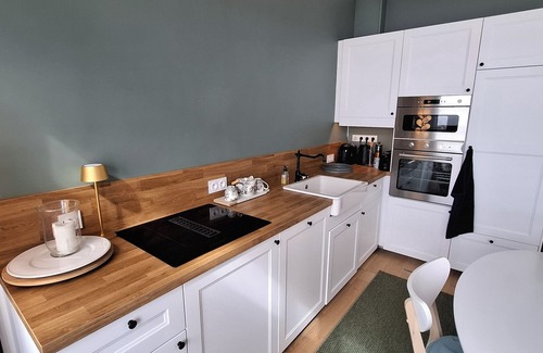 Agon-Coutainville Apartamento | PANORAMIC SEA VIEW & EXCEPTIONAL LOCATION 3* COMFORT APARTMENT CAREFULLY DECORATED