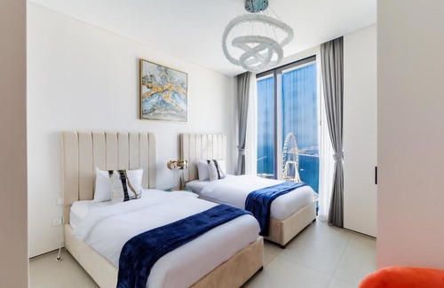 Dubai Marina Apartamento | Panoramic Sea & Palm Views 2BR Address Beach Resort JBR