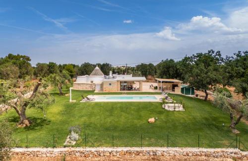 San Michele Salentino Casa | Panoramic Trullo Tramonto With Pool