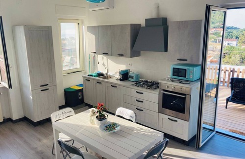 Minturno Apartamento | Panoramic terrace between Rome and Naples